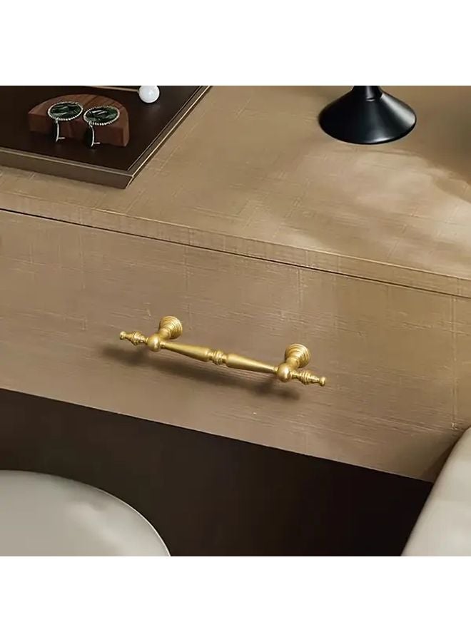 French Style Minimalist Cabinet Pulls 2 Pieces 128 Mm Zinc Alloy Drawer Handles - Image 2